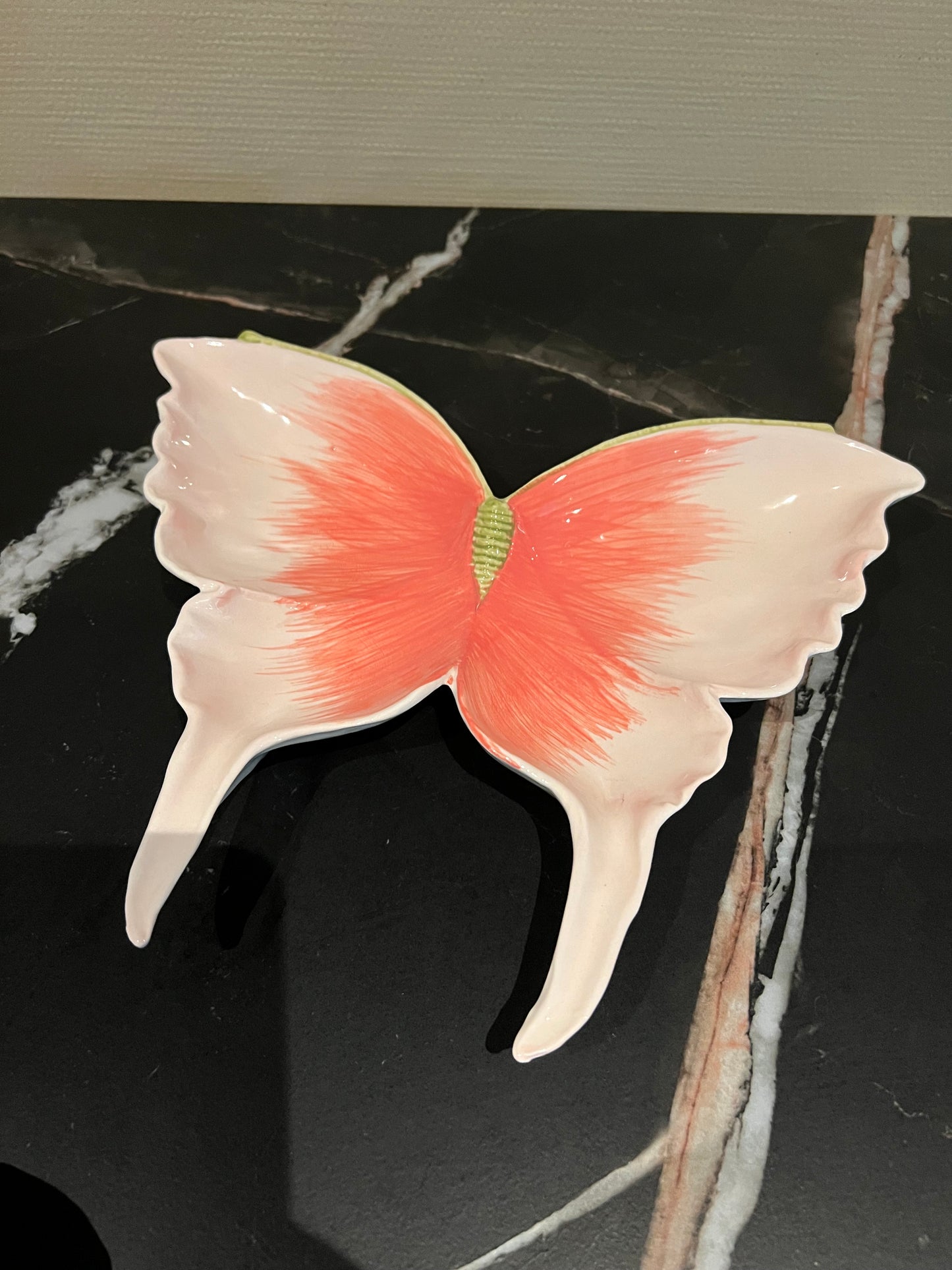 Light & Living schaal Butterfly roze 27,5 cm