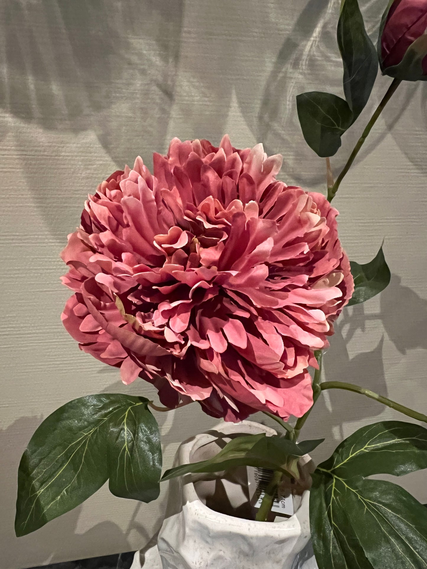 Aardewerk vazen set met bloem