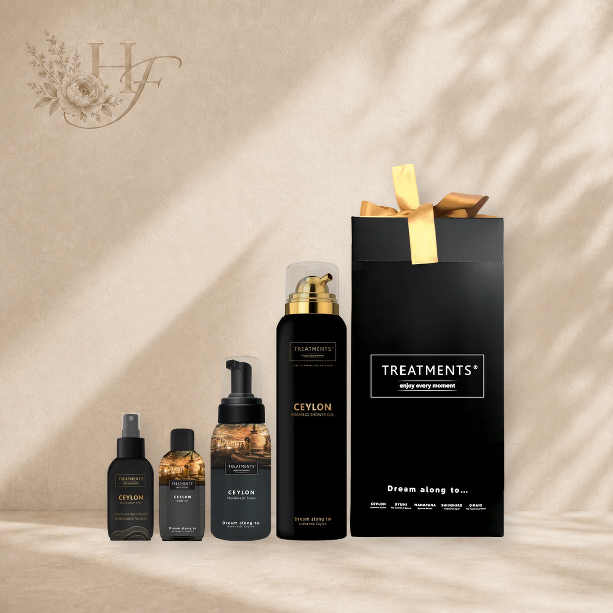 Treatments® Giftbox Medium Ceylon met luxe verzorgingsproducten