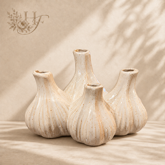 Tulpenvaas garlic beige