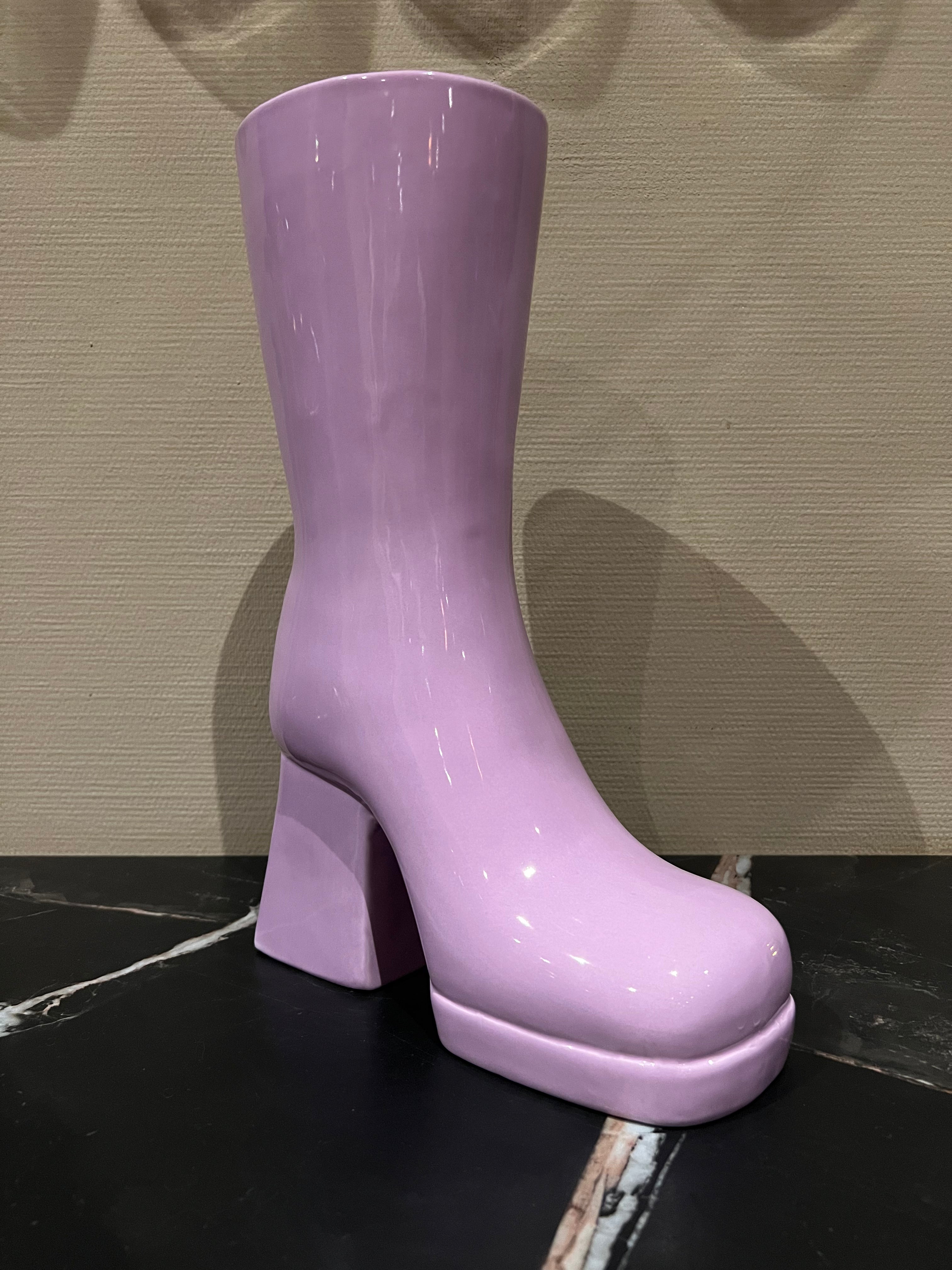 Vaas retro laars paars