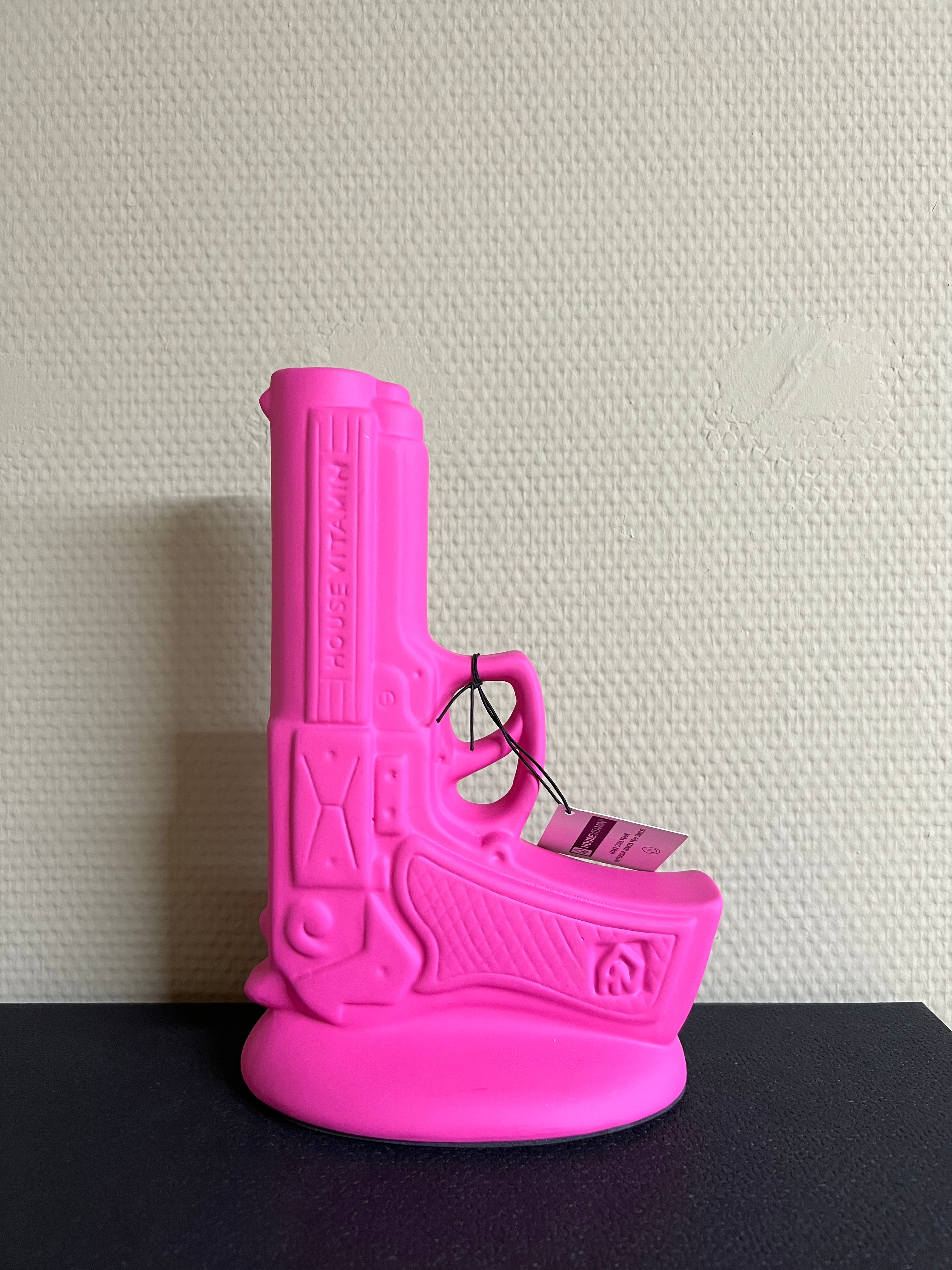 Housevitamin vaas Gun roze 22 cm
