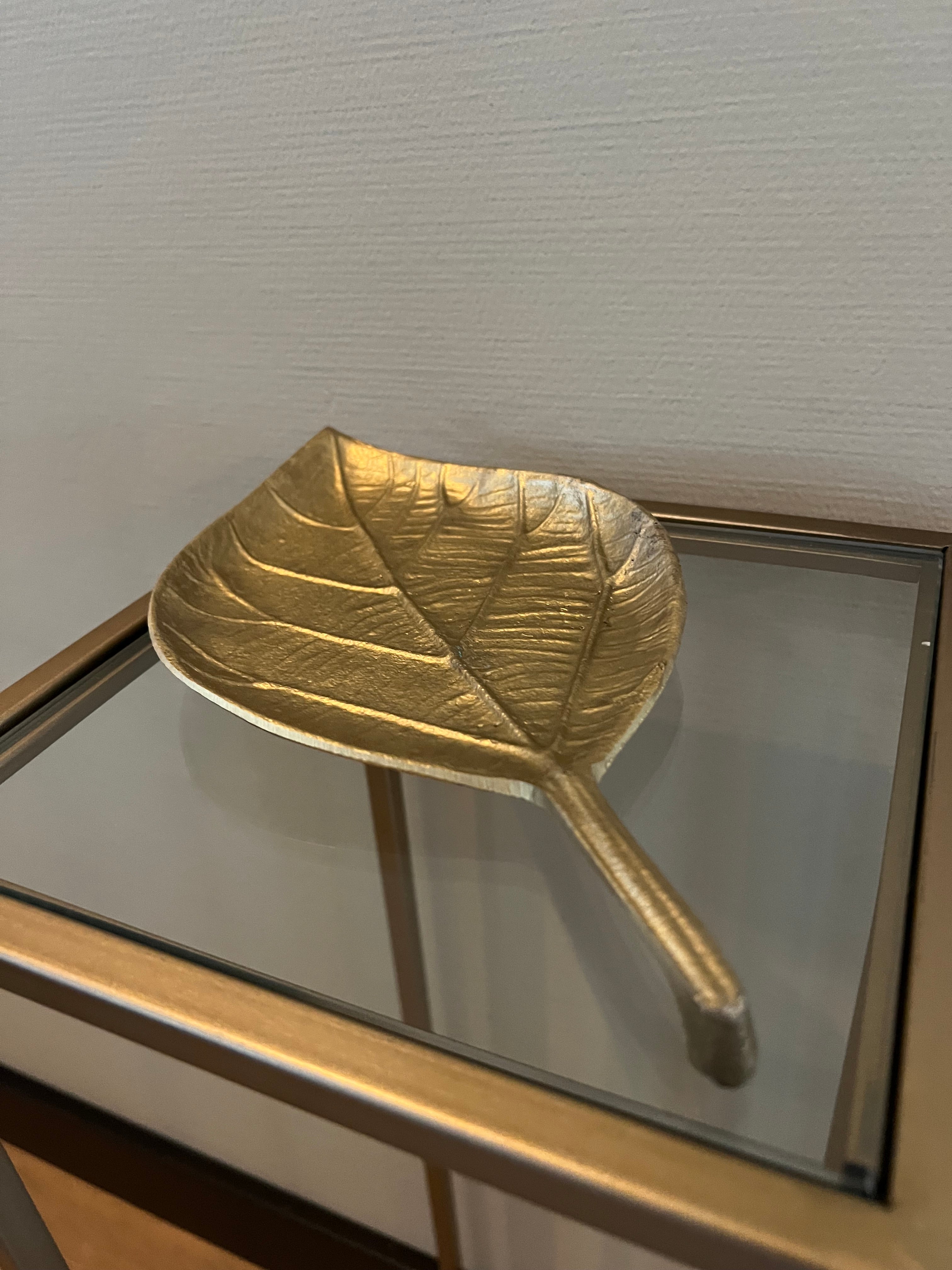 Schaal blad goud