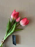 Countryfield kunstboeket Tulip  roze/rood 30 cm