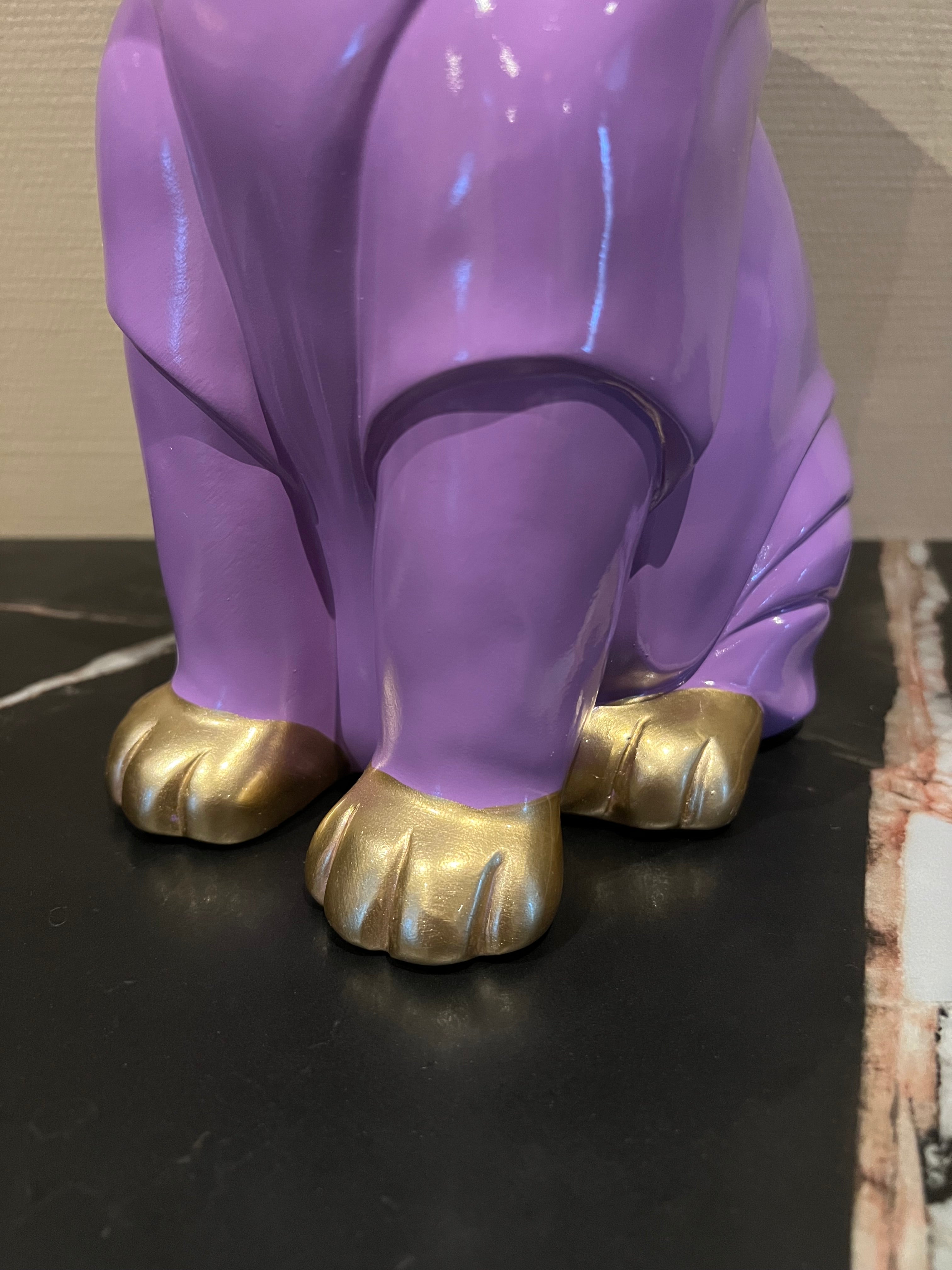 Vaas Nijlpaard paars