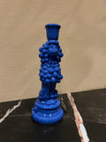 Kaarsenstandaard poedel blauw