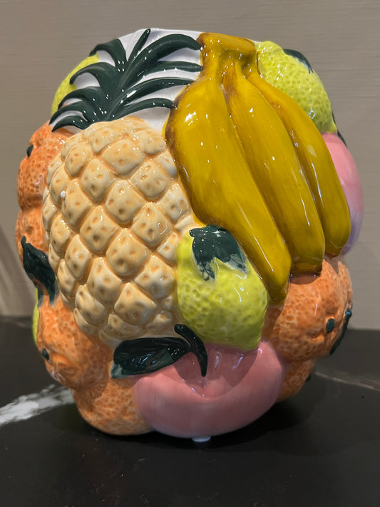 Aardewerk vaas 'Multi fruit' L