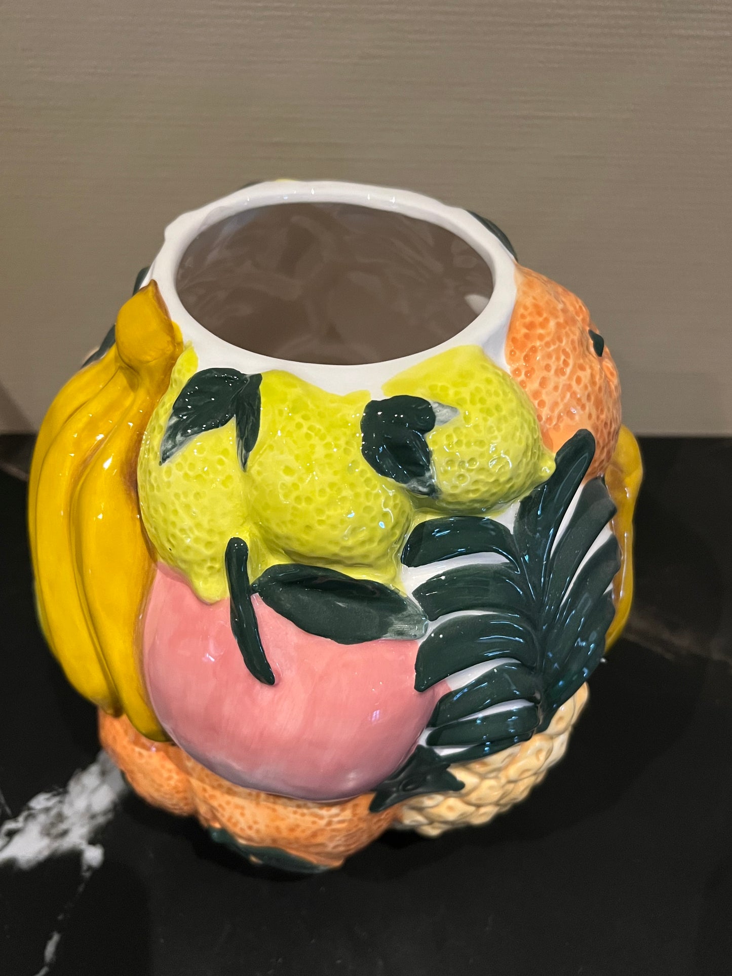 Aardewerk vaas 'Multi fruit' L