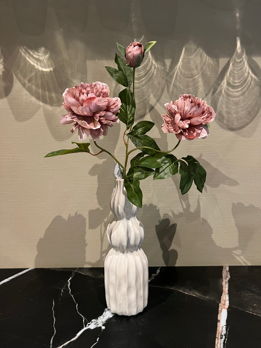 Vaas Orbi met Pioenroos oud-roze