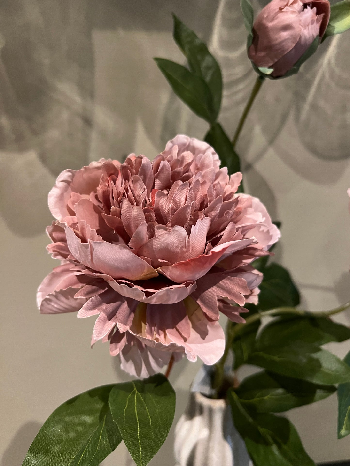 Vaas Orbi met Pioenroos oud-roze
