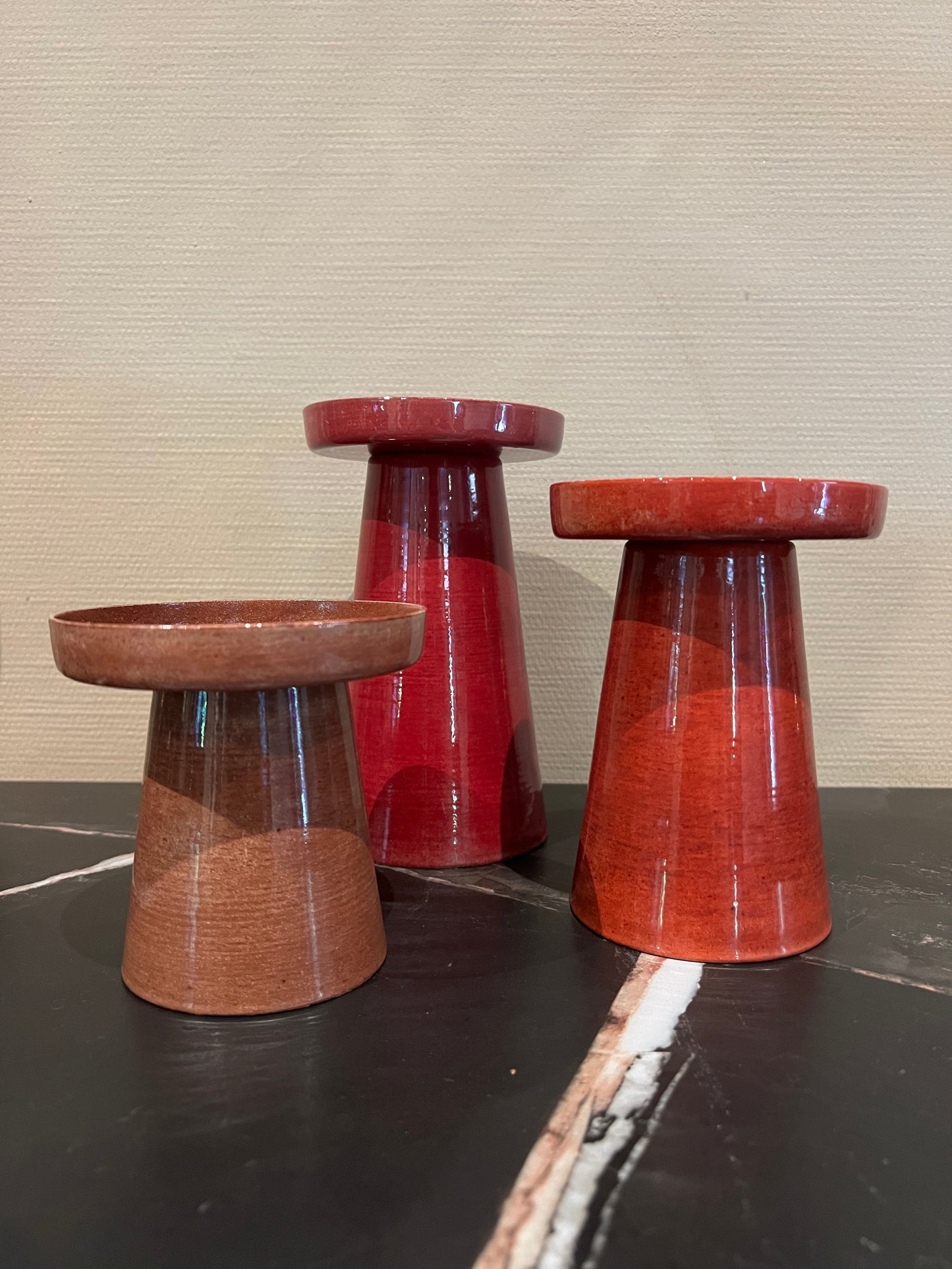 Kaarsenstandaard set van 3