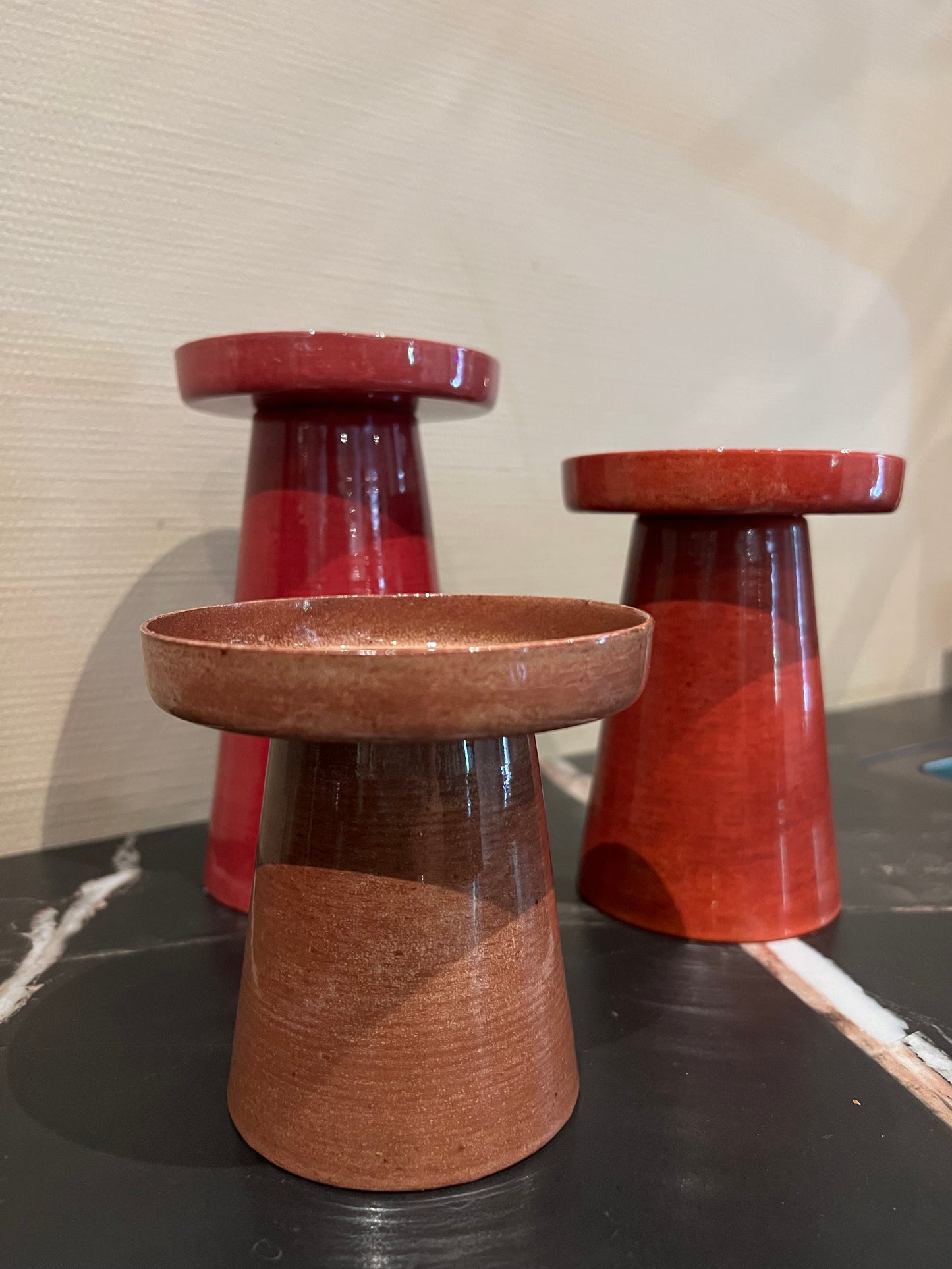 Kaarsenstandaard set van 3