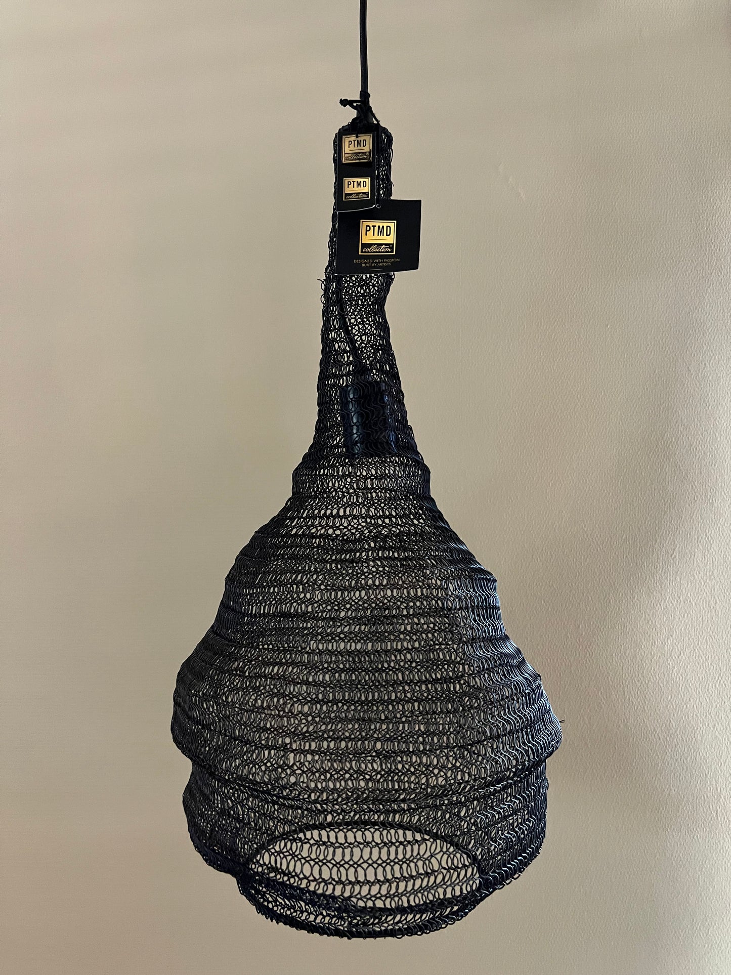 PTMD Sarsa Pendant Light Black 56 cm
