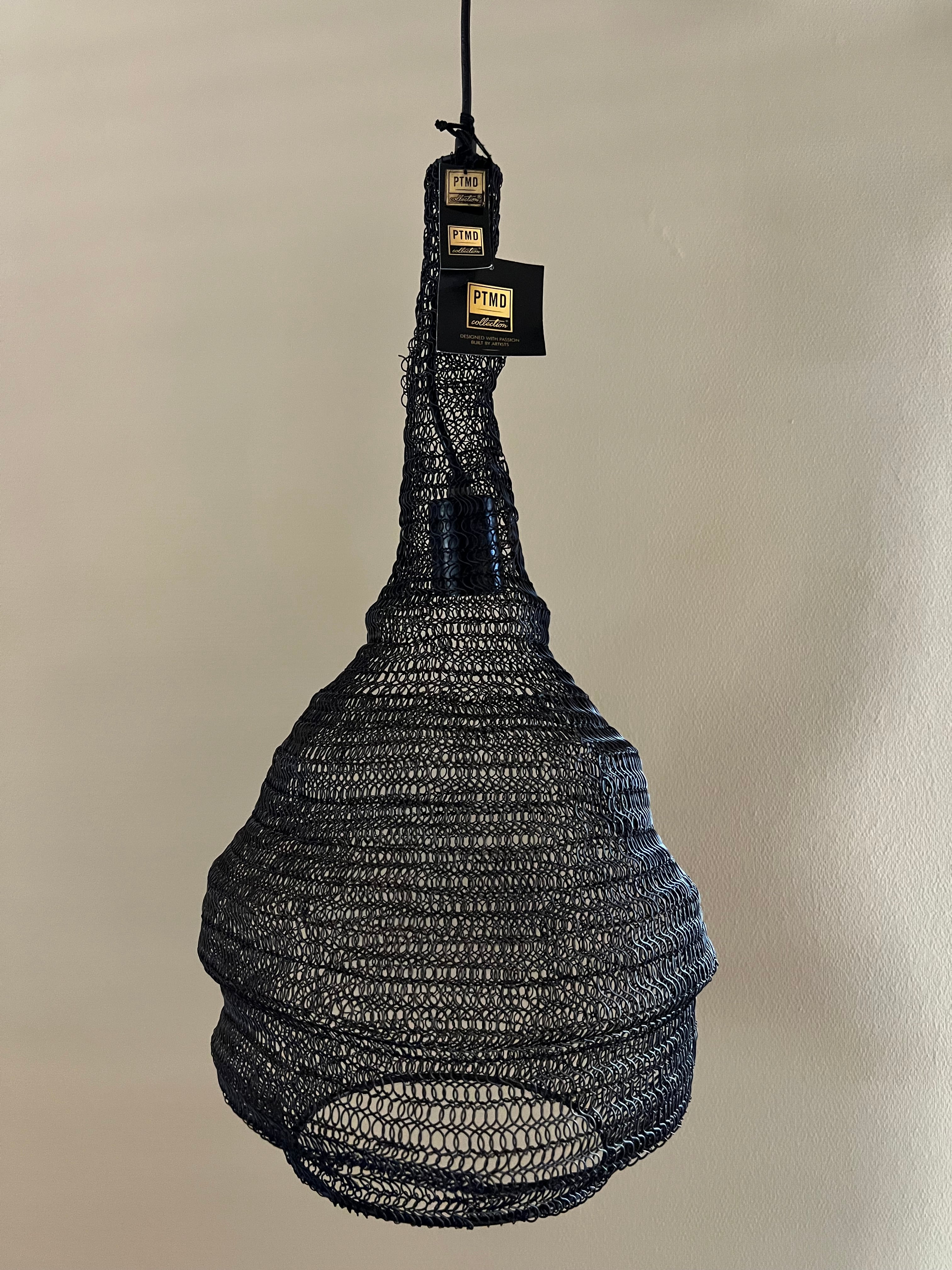 PTMD hanglamp Sarsa zwart 56 cm