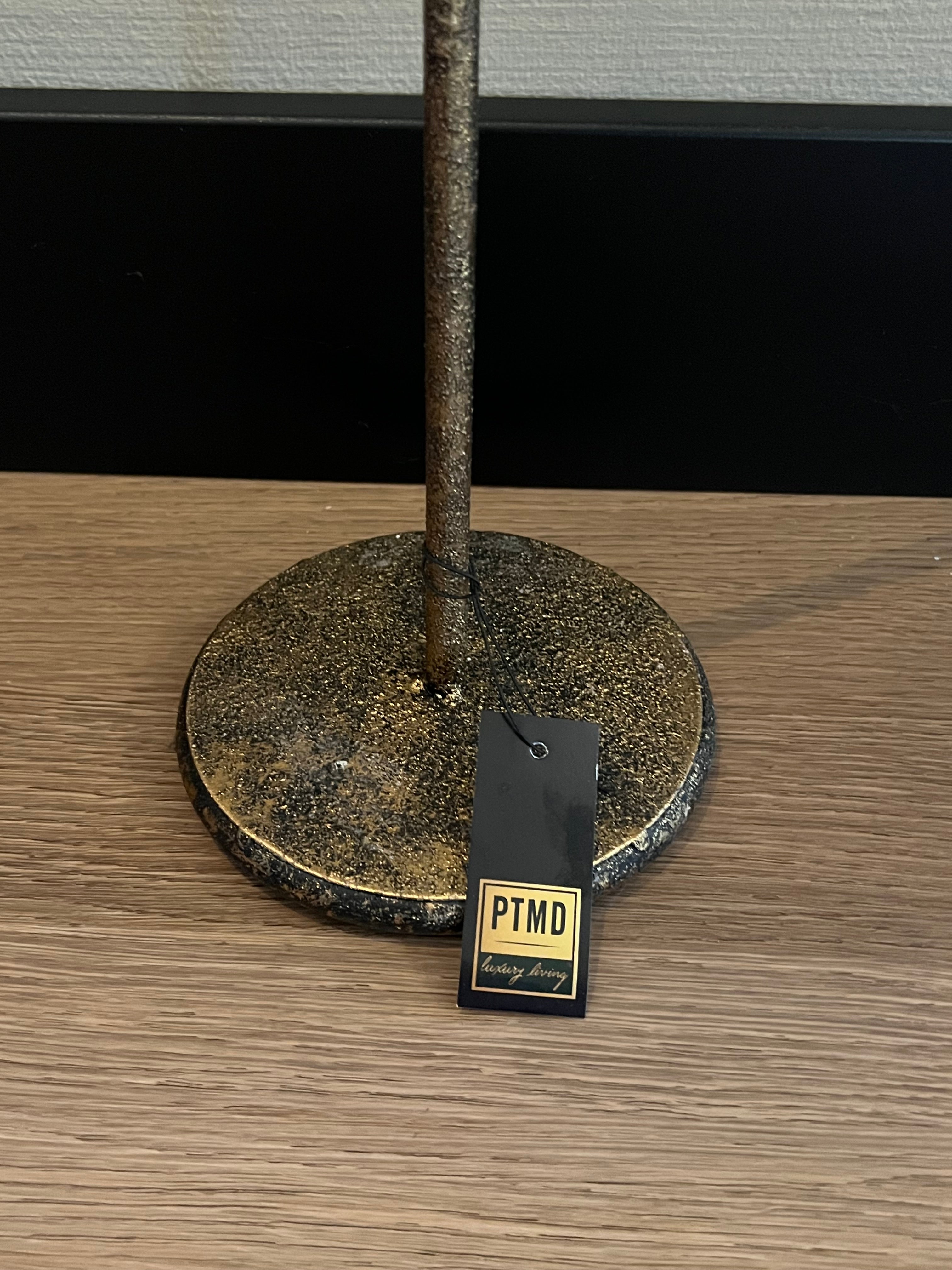 PTMD kaarshouder Derio goudkleurig 107 cm