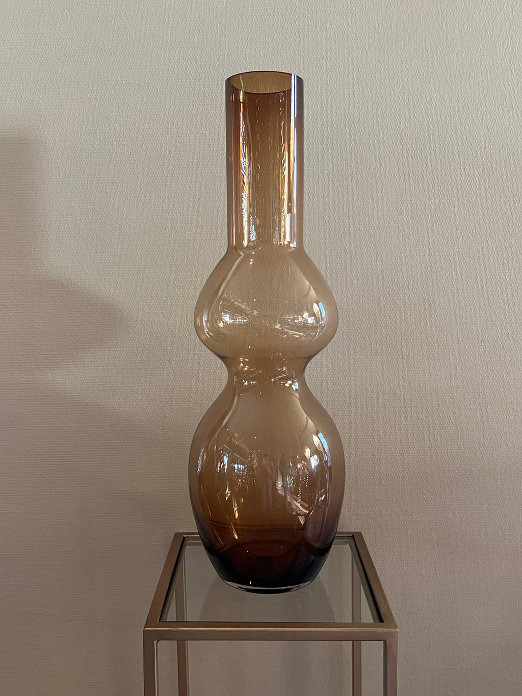 PTMD vaas Joly glas bruin 55 cm