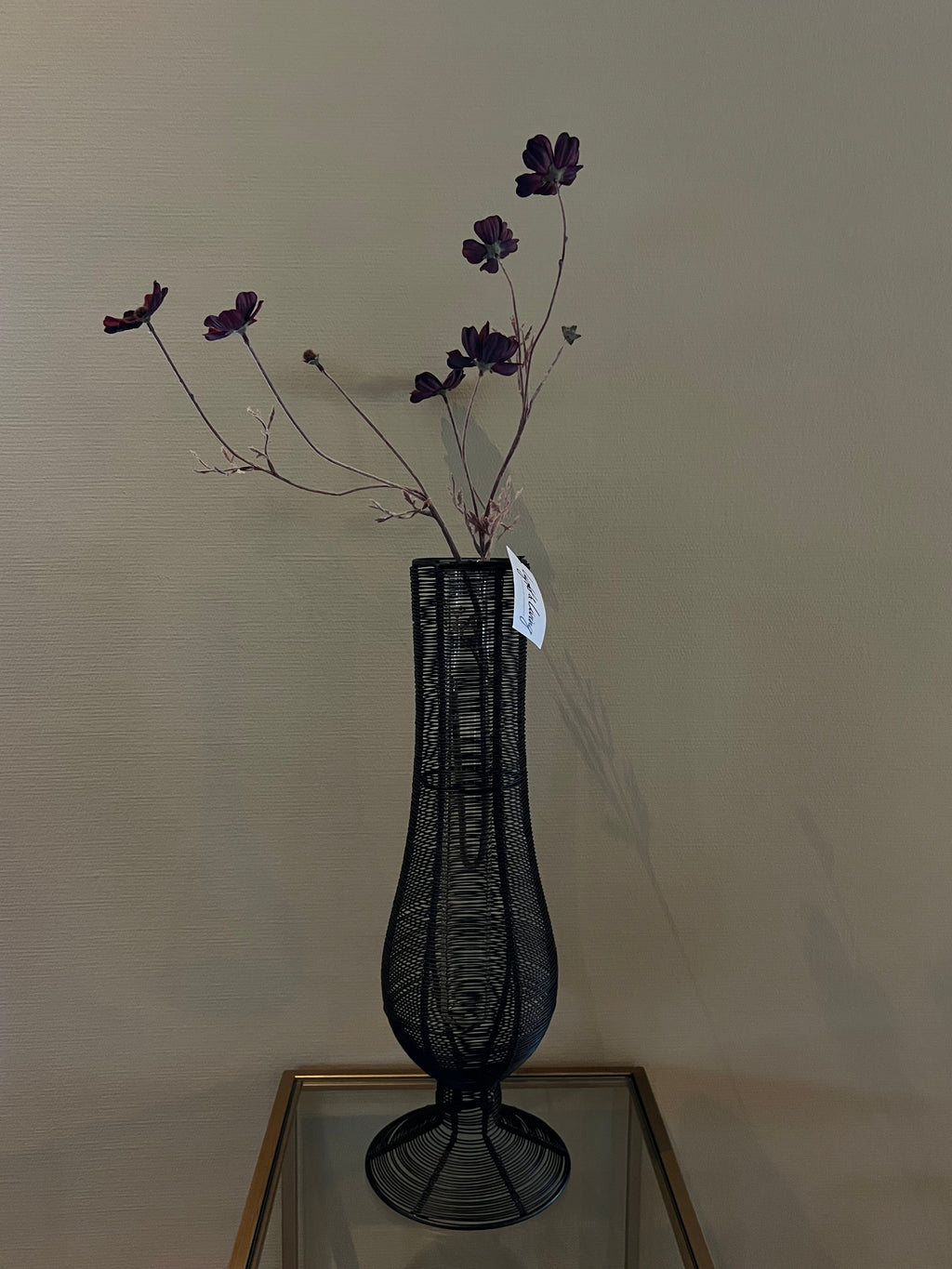 Light & Living vaas Tupuri zwart 40 cm