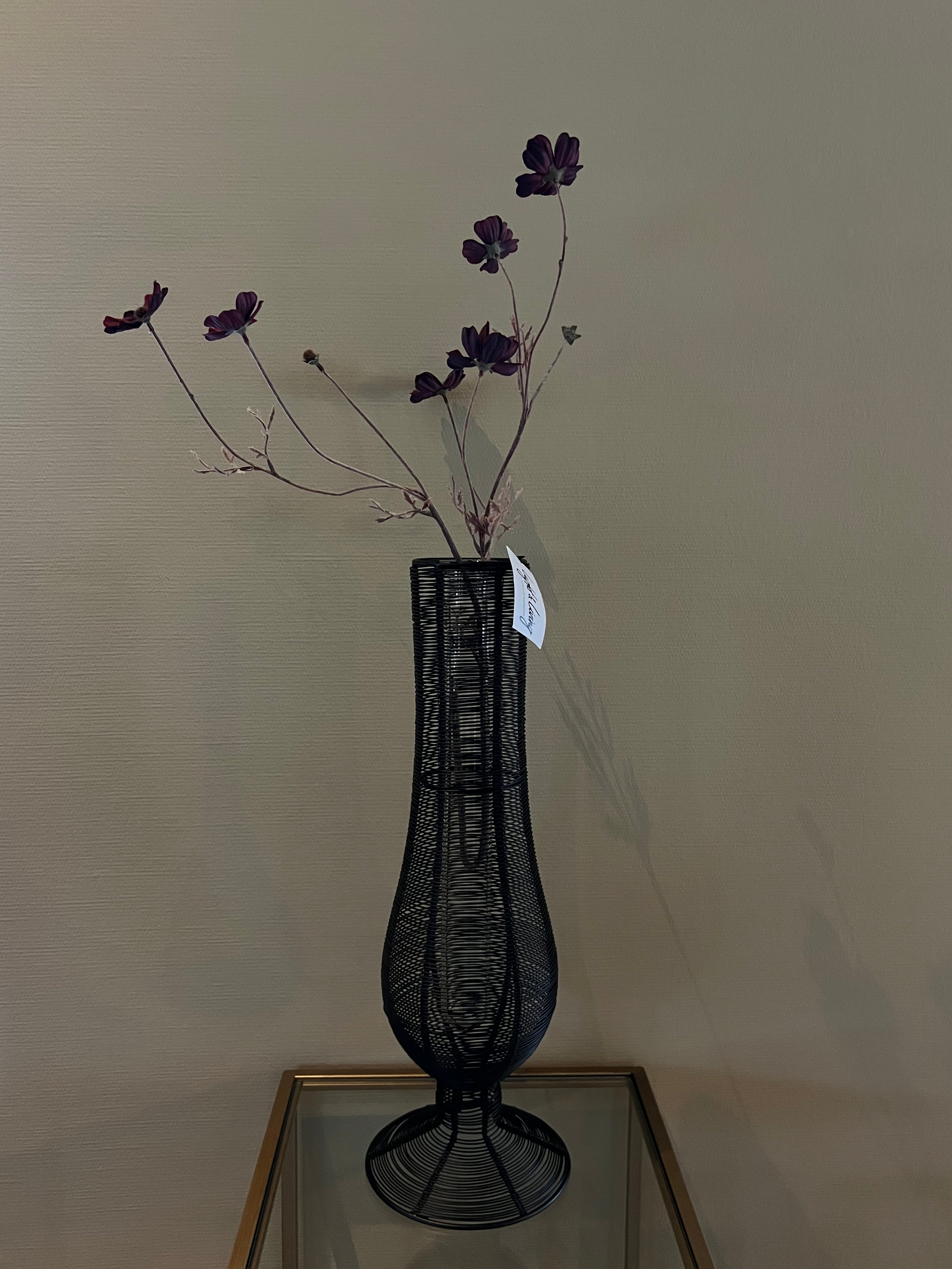 Light & Living vaas Tupuri zwart 40 cm