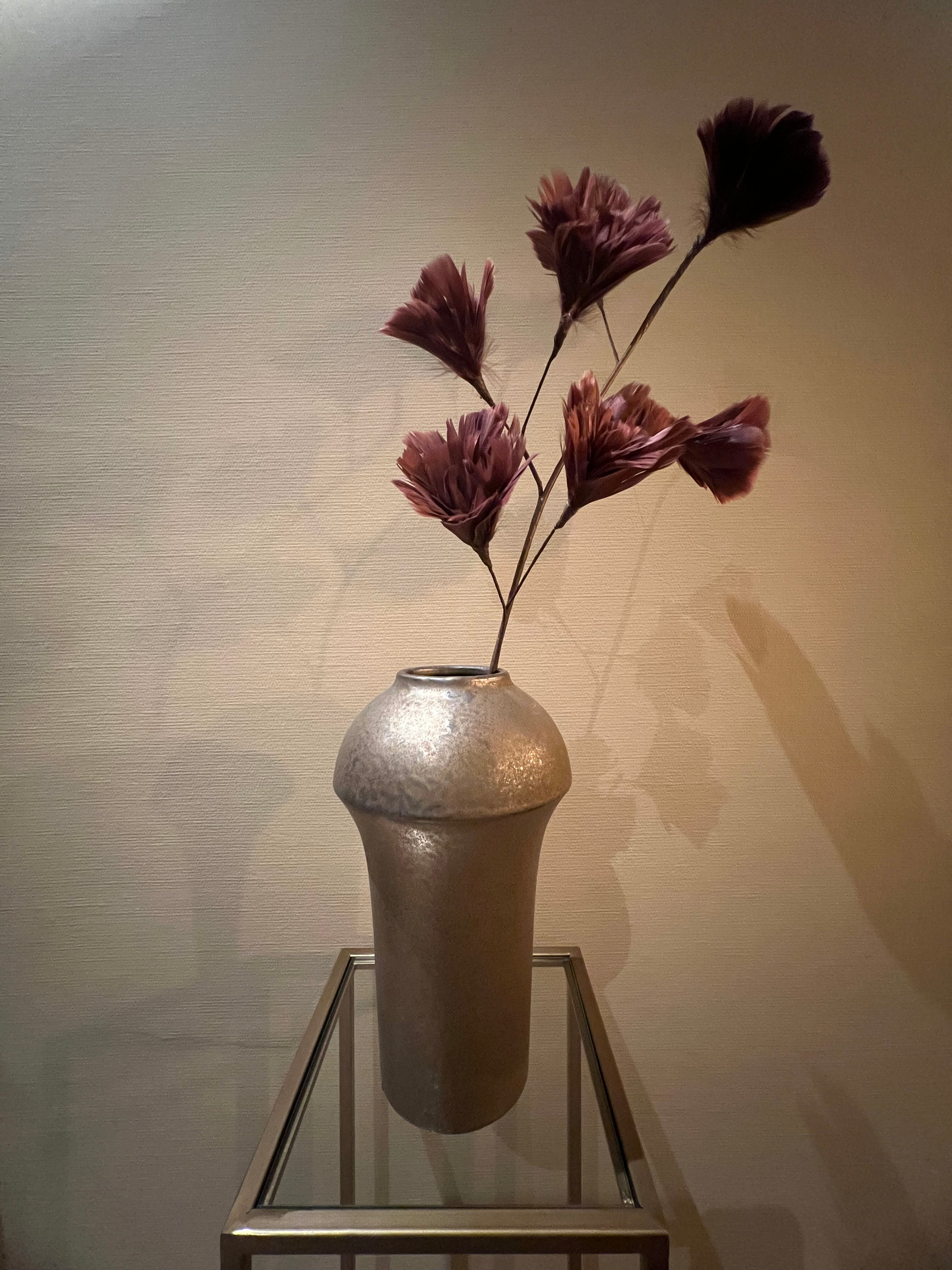 PTMD bloempot Desyah bronskleurig 30 cm