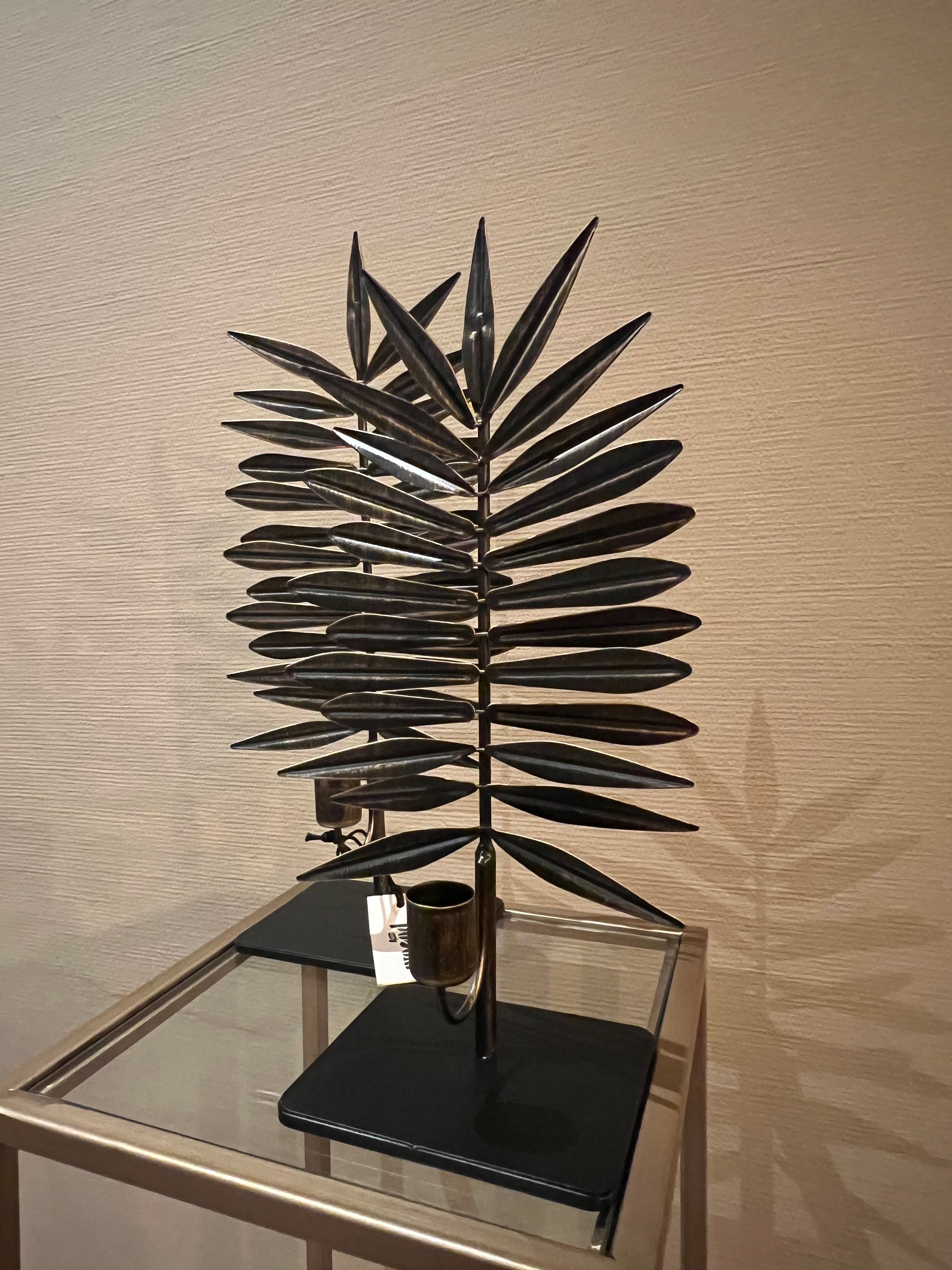 WOOOD kaarsenhouder 38 cm set van 2