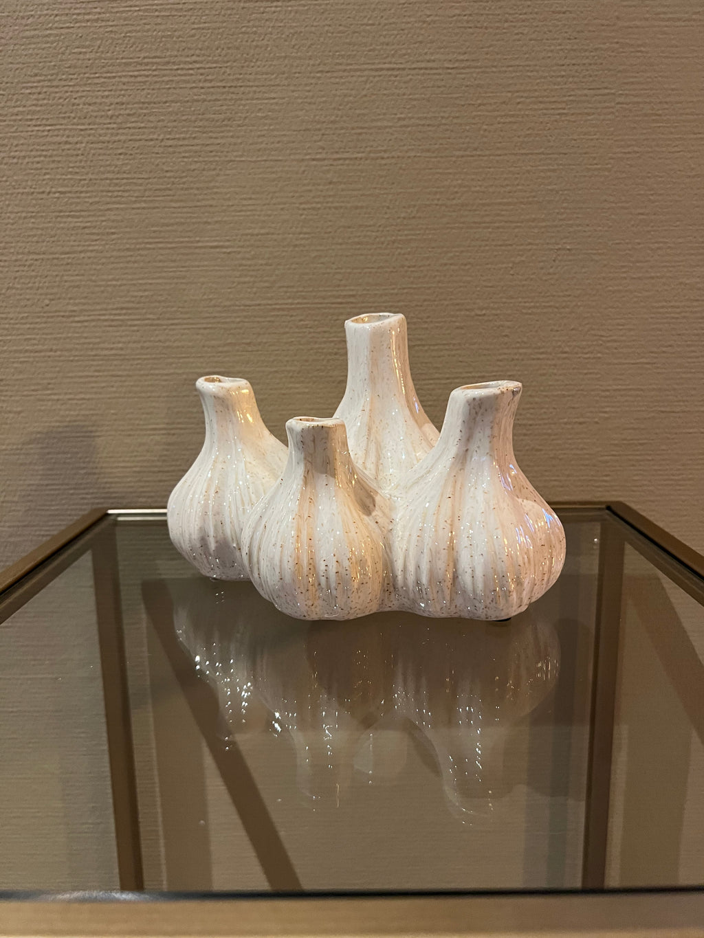 Tulpenvaas garlic beige