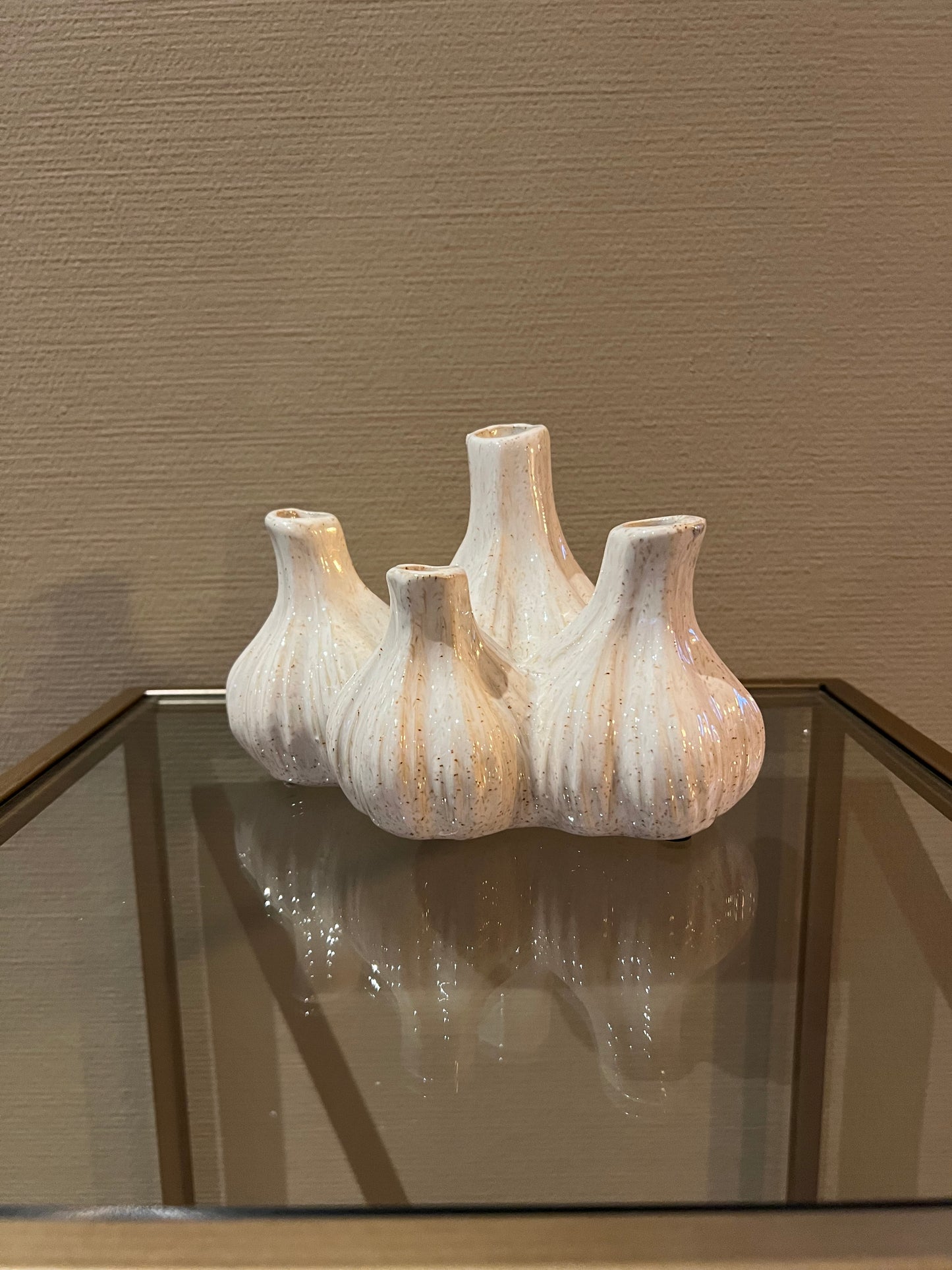 Tulpenvaas garlic beige