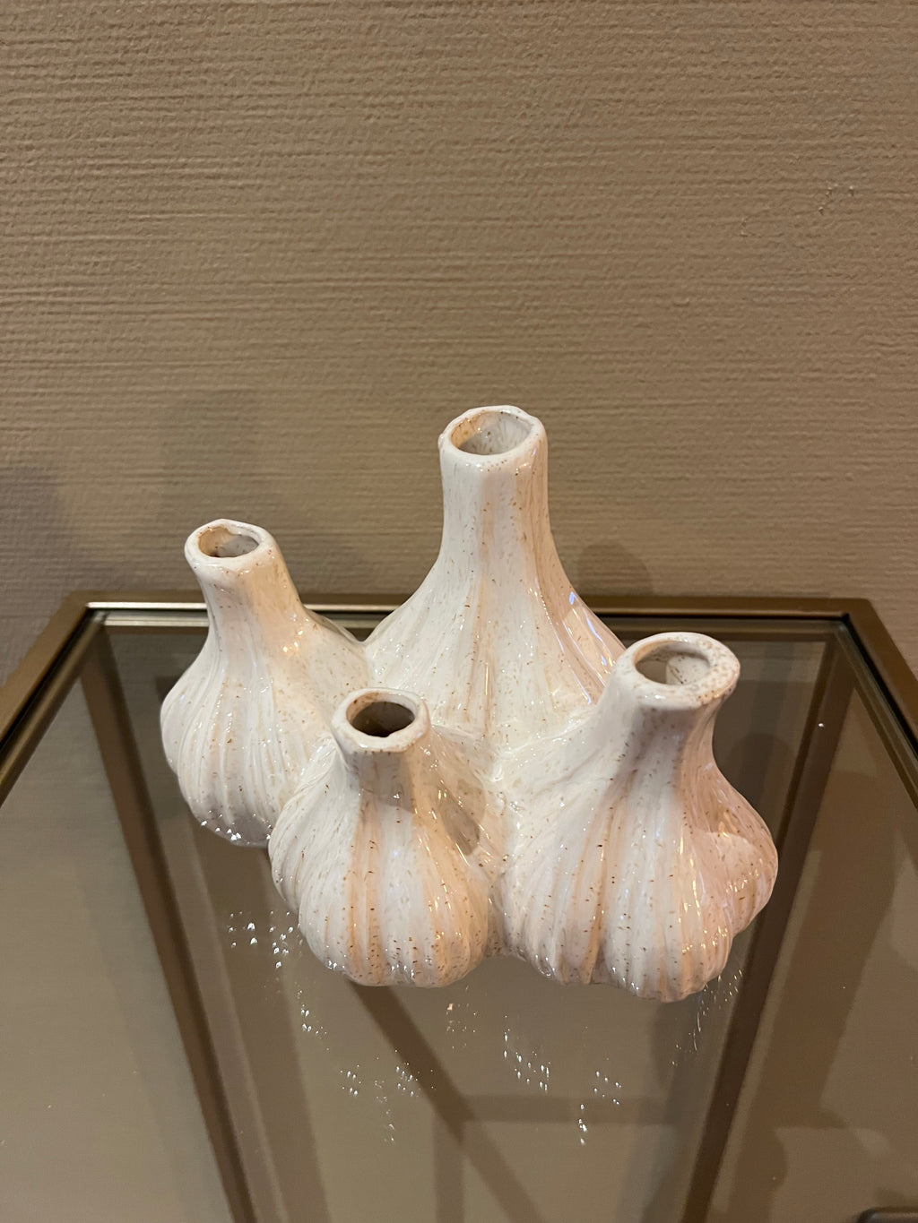 Tulpenvaas garlic beige