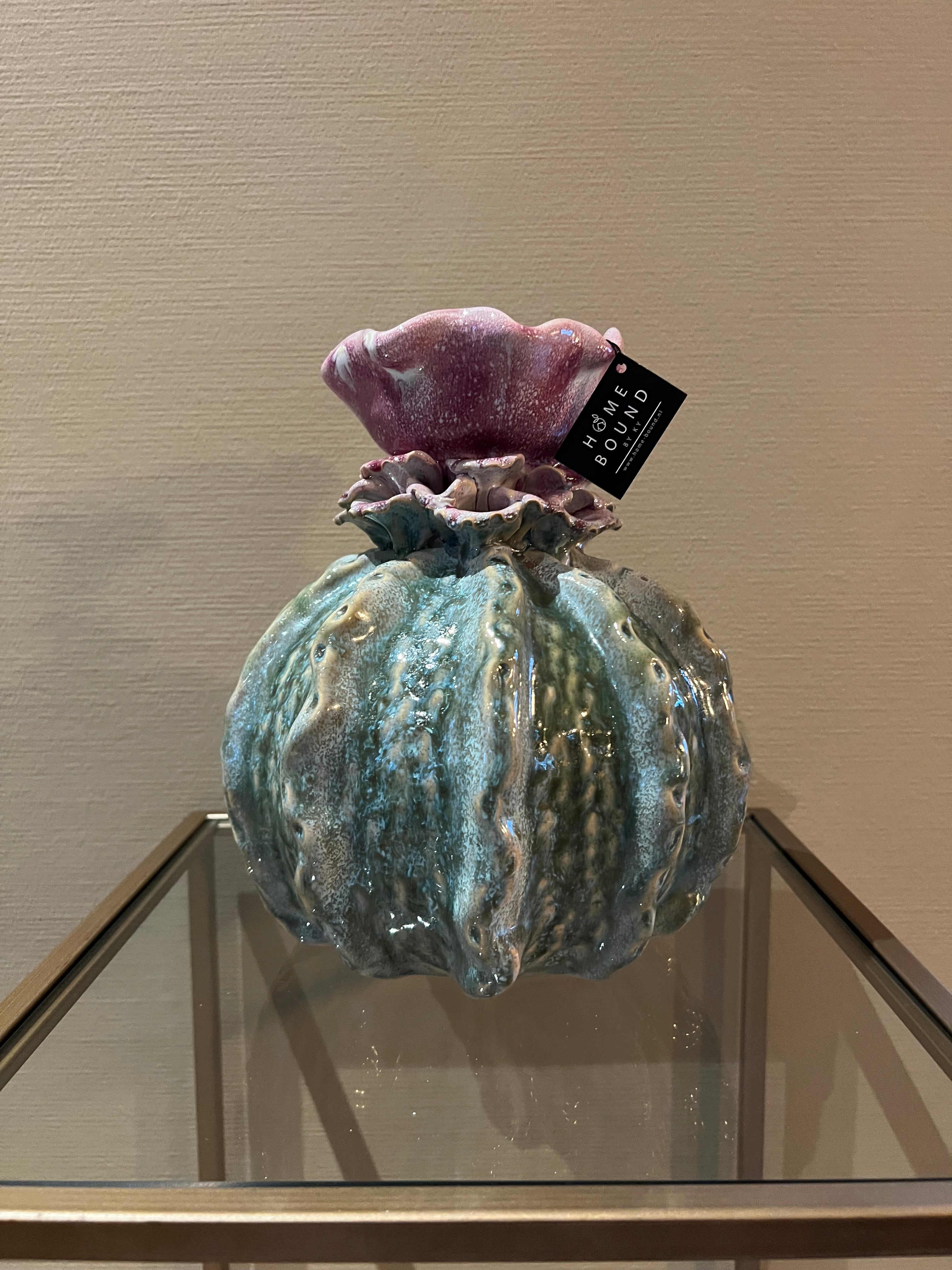 Vaas flower unique pink 22x22x24,5cm