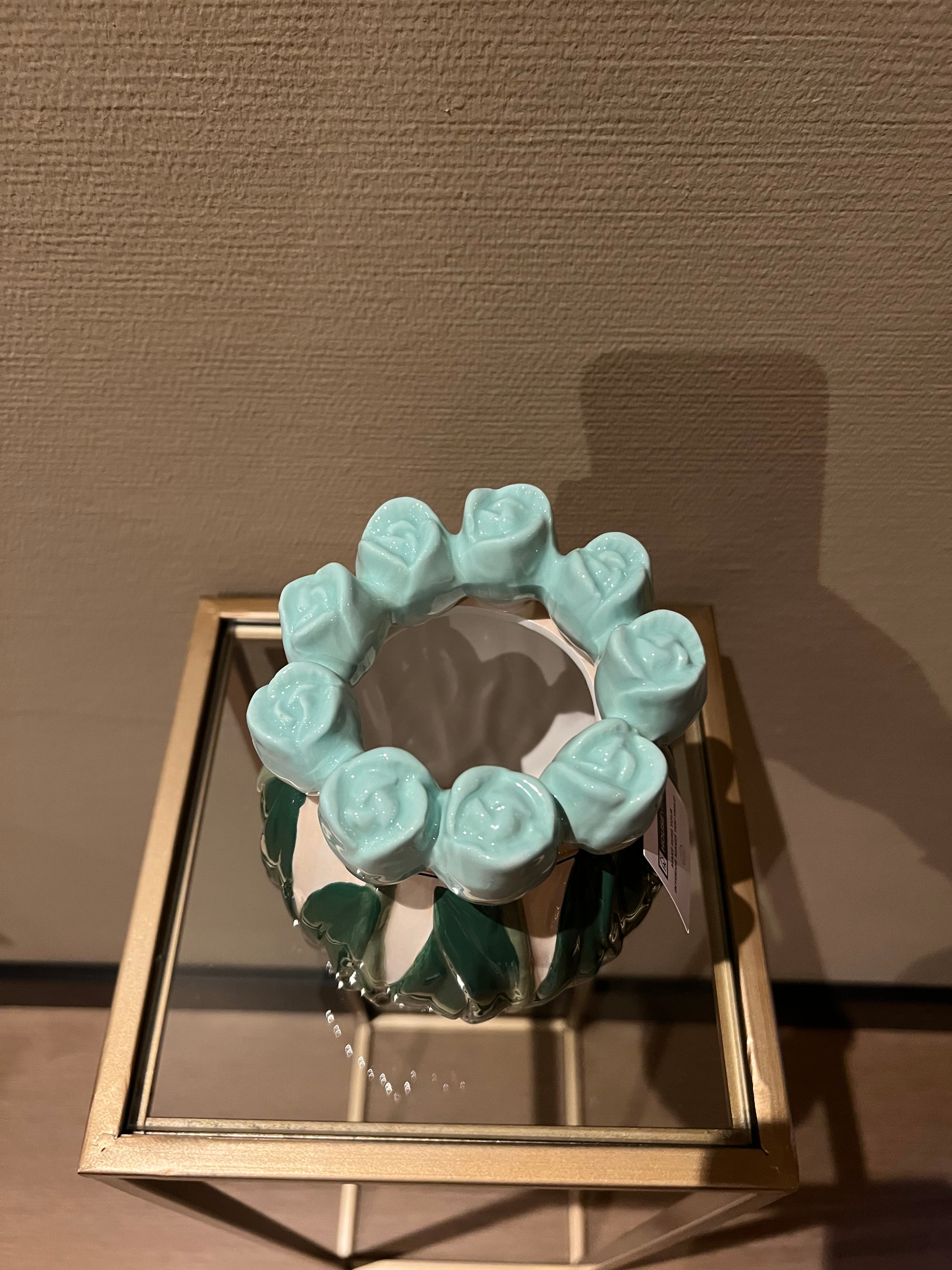 Housevitamin vaas Tulips mint 18 cm