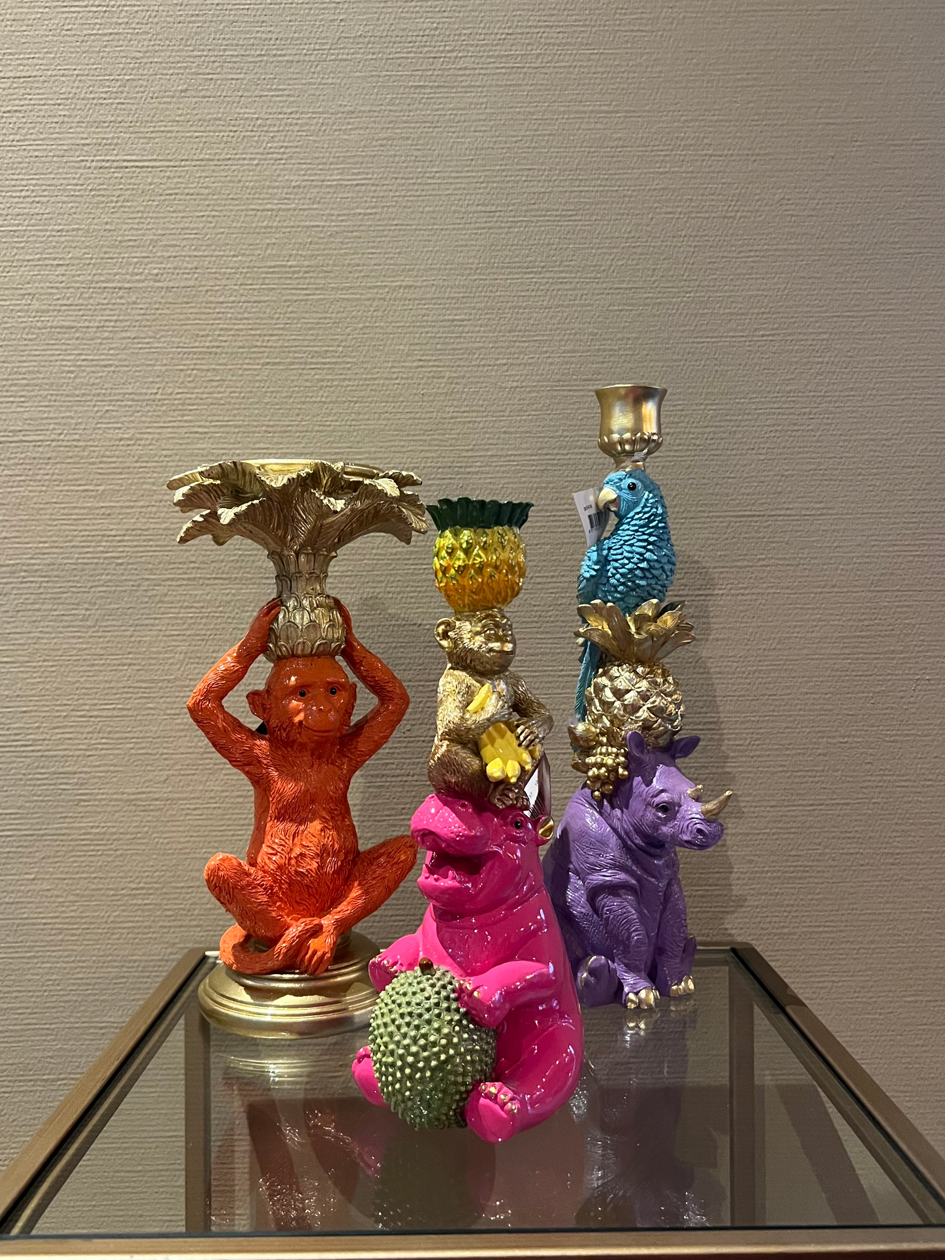 Kaarsenstandaard aap