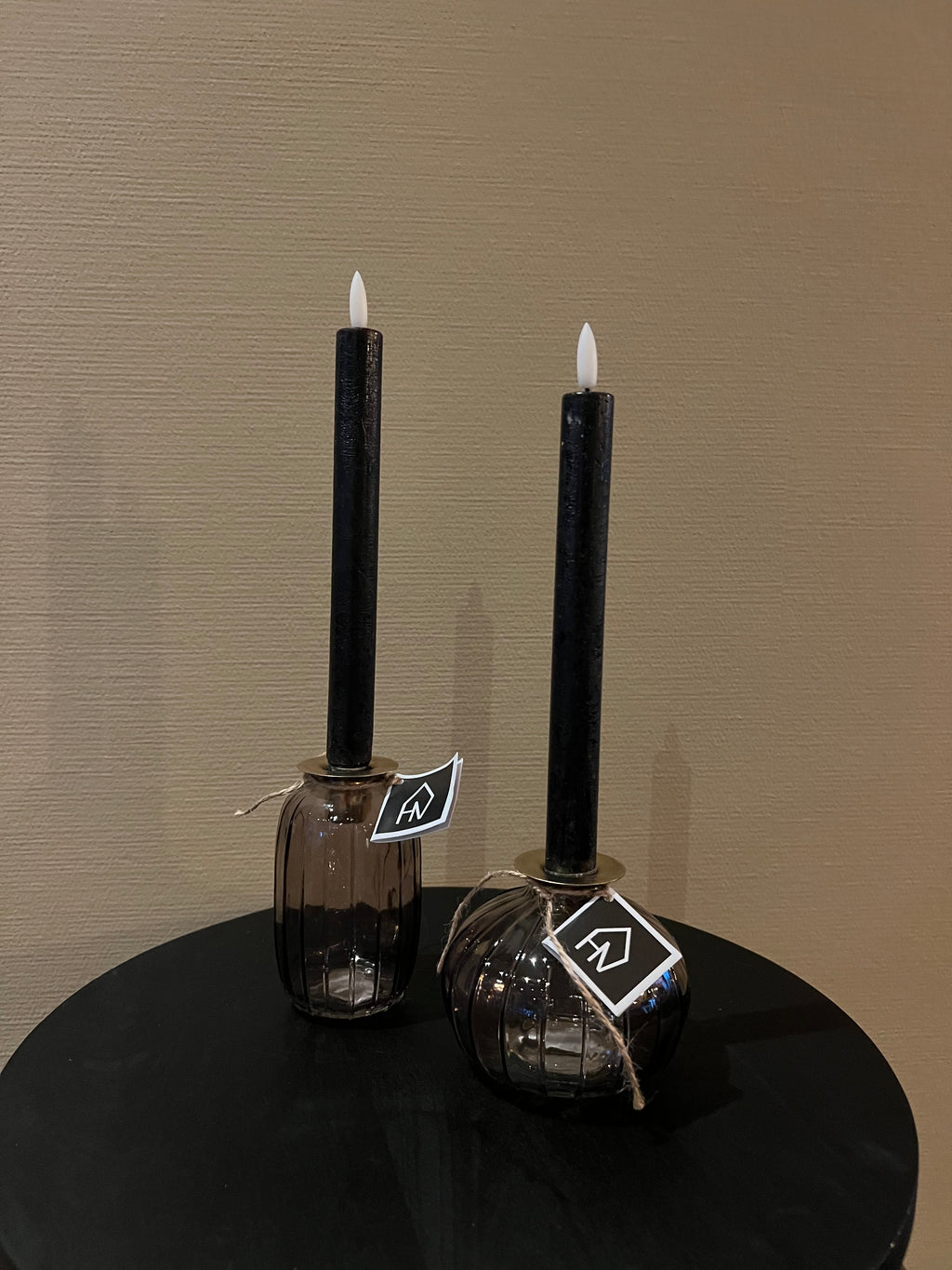 Housevitamin kandelaren set 8,5 cm en  11,5 cm