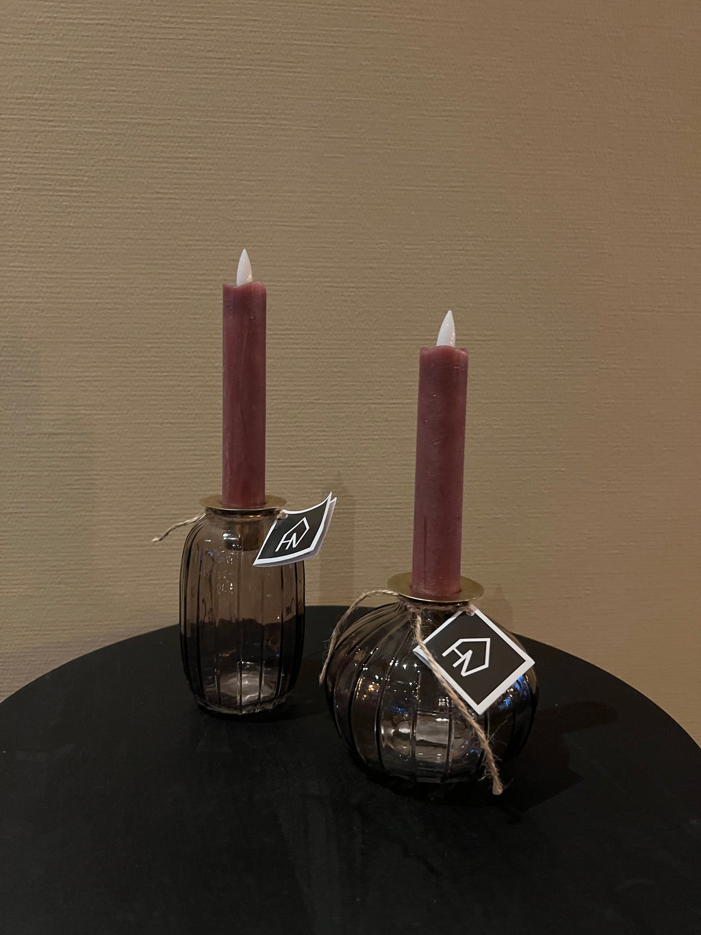 Housevitamin kandelaren set 8,5 cm en  11,5 cm