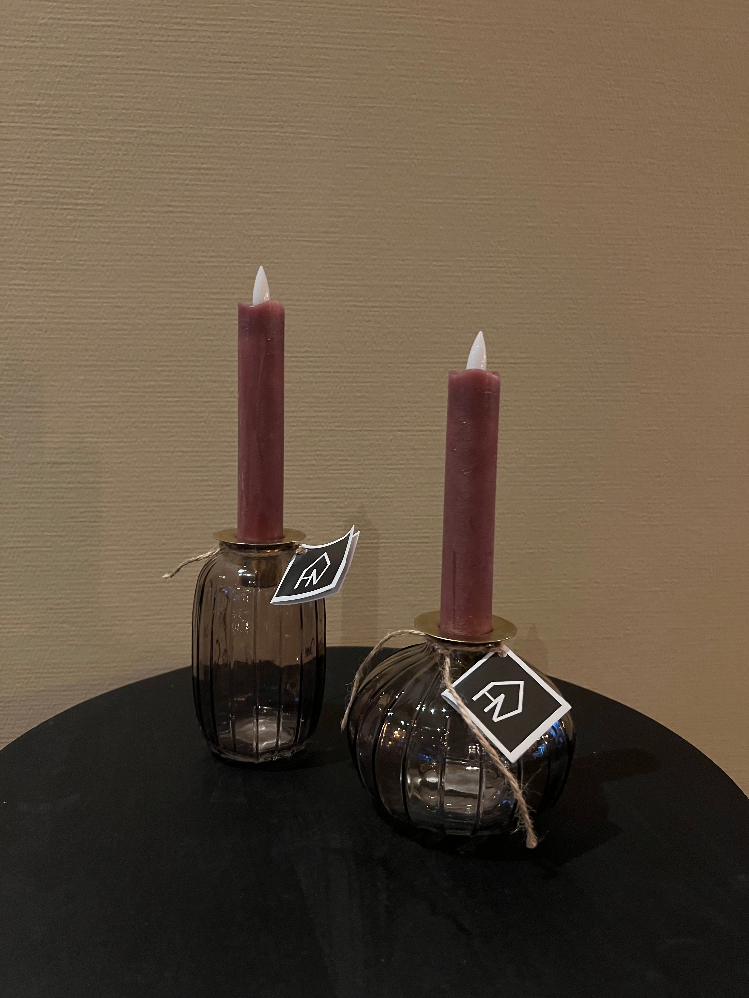 Housevitamin kandelaren set 8,5 cm en  11,5 cm