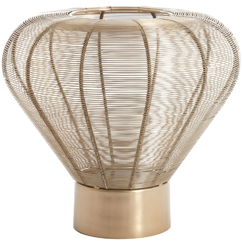 Light en Living theelichthouder Mealynn goudkleurig 33 cm